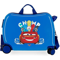 Disney Cars Lightning Mcqueen walizka kabinowa, Niebieski wisiorek,
