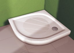 Ravak brodzik konglomerat Elipso Pro-80 biały,niski XA234401010