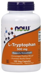 Suplement diety, Now Foods, L-Tryptofan 120 kaps.