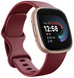 Fitbit, Smartwatch, Versa 4, Beet/Copper Rose