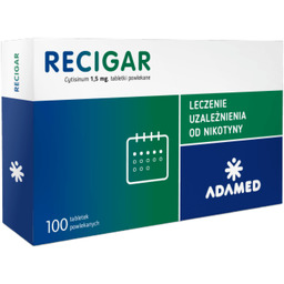Recigar 1,5 mg Tabletki na rzucanie palenia, 100