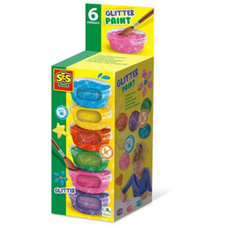 Ses Creative, Farby Plakatowe Z Brokatem, 45 Ml,