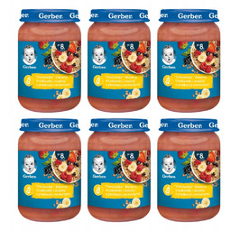 Deserek Gerber Banany truskawki i maliny z płatkami