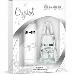 Bi-es Crystal SET: Woda perfumowana 100ml + Dezodorant