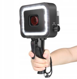 Obudowa Wodoodporna z Lampą Led do GoPro 5
