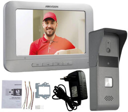 Zestaw wideodomofonowy 4-przewodowy HIKVISION DS-KIS203T