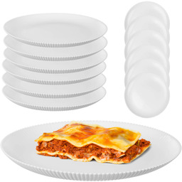 Talerz płytki Regno 26.5 cm biały 6 szt.