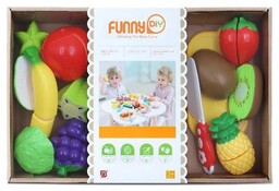 Askato, zabawka edukacyjna Warzywa i owoce do krojenia