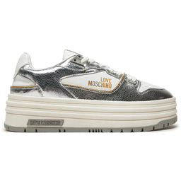 Sneakersy LOVE MOSCHINO JA21017G18IB0000 Srebrny