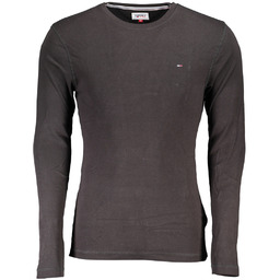MĘSKI T-SHIRT Z DŁUGIM RĘKAWEM TOMMY HILFIGER CZARNY