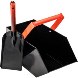 ZESTAW WĘGLARKA + ŁOPATKA czerwono - czarna