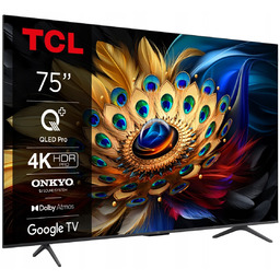 Telewizor Tcl 75C655 75" Qled Pro 4K Uhd