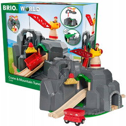 Brio Dźwig i tunel górski Dodatek do kolejki