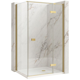 Prostokątna kabina prysznicowa narożna prawa 90x80 Atlas Rea