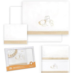 Interbaby - Bawełniane prześcieradła dziecięce do mini łóżeczka