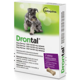 DRONTAL Dog Flavour 2 tabletki na odrobaczanie psa