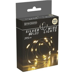 CHRISTMAS DECORATION Girlanda LED HV667173-SW 3.95 m Bateryjne