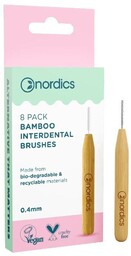 NORDICS Bamboo Interdental Brushes szczoteczki do czyszczenia przestrzeni