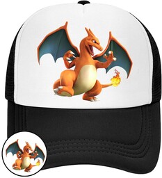 CZAPKA Z DASZKIEM POKEMON PIKACHU DLA DZIECI SIATKA