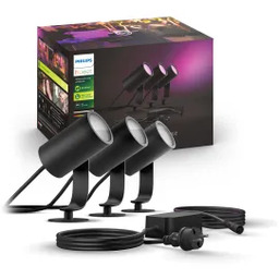 Philips Lily Hue Spike Black 17414/30/P7 Reflektor ogrodowy