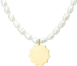 Perłowy choker damski naszyjnik z pereł hodowanych