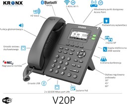 Telefon Voip Kronx V20P