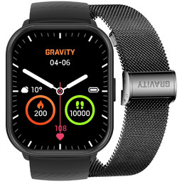 Zegarek SMARTWATCH damski Gravity ROZMOWY SMS CIŚNIENIE PULS