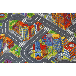 Dywan Dla Dzieci Uliczki Big City szary Ulice