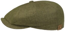 Kaszkiet Lniany Hatteras by Stetson, ciemnozielony