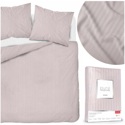 Pościel 160 x 200 3cz Satynowa Bawełna Pure