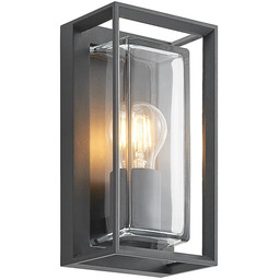 Arcchio - Kinkiet zewnętrzny Ismera, 25 cm, antracytowy,