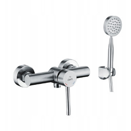 Bateria prysznicowa Duro Acero 17.06 chrom stal szczotkowana