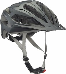 Cratoni C/błysk kask rowerowy, unisex, C-Flash, czarno-antracytowy, błyszczący,