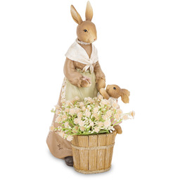 Figurka dekoracyjna wielkanocna królik 25x13x14 175920