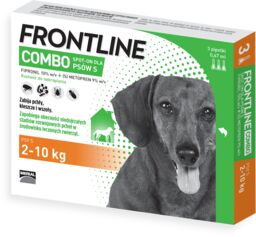 Frontline COMBO S 3 pipety psy 2-10 kg