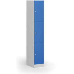 Szafka skrytkowa S1, 3 schowki, 1850 x 300