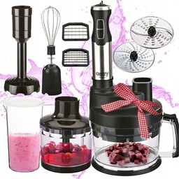Blender Ręczny 1600W CR4623 Zestaw z Rozdrabniaczem