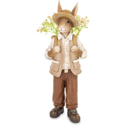 Figurka dekoracyjna wielkanocna królik 30x12x14 175919