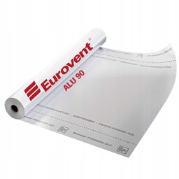 Folia Dachowa Paroizolacyjna Zbrojona Paroizolacja Aluminiowa 90g 37,5m²