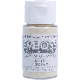 Tsukineko Proszek embossing, Biały, 30 ml