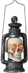 Lampion z czachą na Halloween - 35 cm