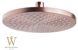 Deszczownica Caral 20cm miedź szczotkowana