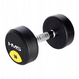 Hantla 10 Kg Gumowana do ćwiczeń Pro Hms