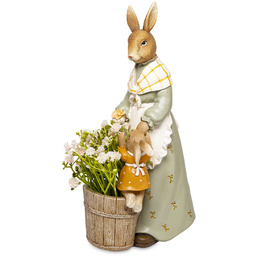 Figurka dekoracyjna wielkanocna królik 25x11,5x15 175087