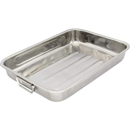 Patelnia kwadratowa, stal nierdzewna, 40 cm