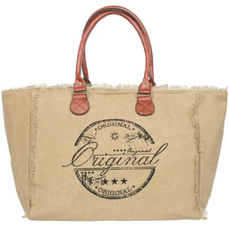 Torba Weekendowa Plażowa Shopperka Vivi Paris Khaki