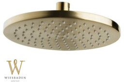 Deszczownica Caral 20cm szczotkowany mosiądz