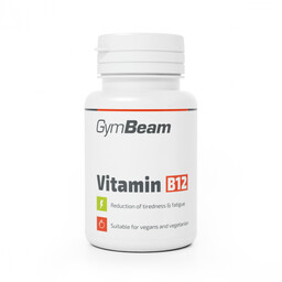 GymBeam Witamina B12 (kobalamina) 90 tab bez smaku