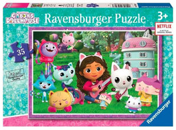 Ravensburger Puzzle 35 elementów Koci Domek Gabi