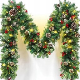 Lampki Choinkowe Girlanda Choinkowa 270CM 100xLED Lampki Białe